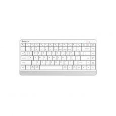Клавиатура проводная A4Tech FBK11 USB белый/серый