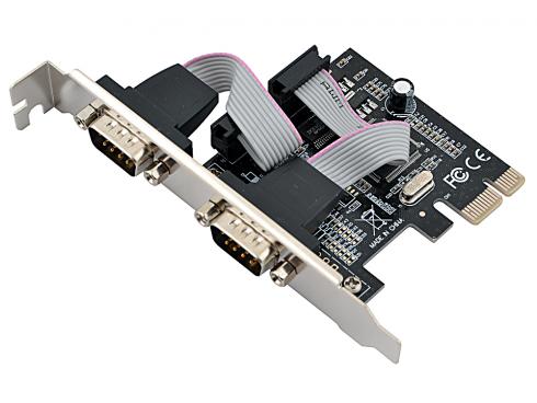 Контроллер VIA PCI-E COM 2-port MS9901 bulk [asia pcie 2s]