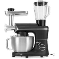 Кухонная машина Hyundai HYM-S8591 черный/серебристый