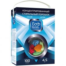 Стиральный порошок Top house COLOR ULTRA концентрированный, для цветного белья, автомат, 4,5 кг